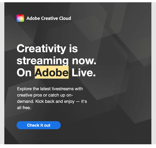Adobe email campaign